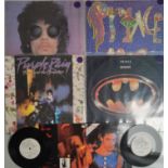 5 x Prince Vinyl Records - Batdance - Purple Rain - 1999 Etc. (refS).