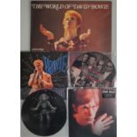 5 x David Bowie Vinyl Records - The World of - Picture Discs - And Sealed Version (refPS).