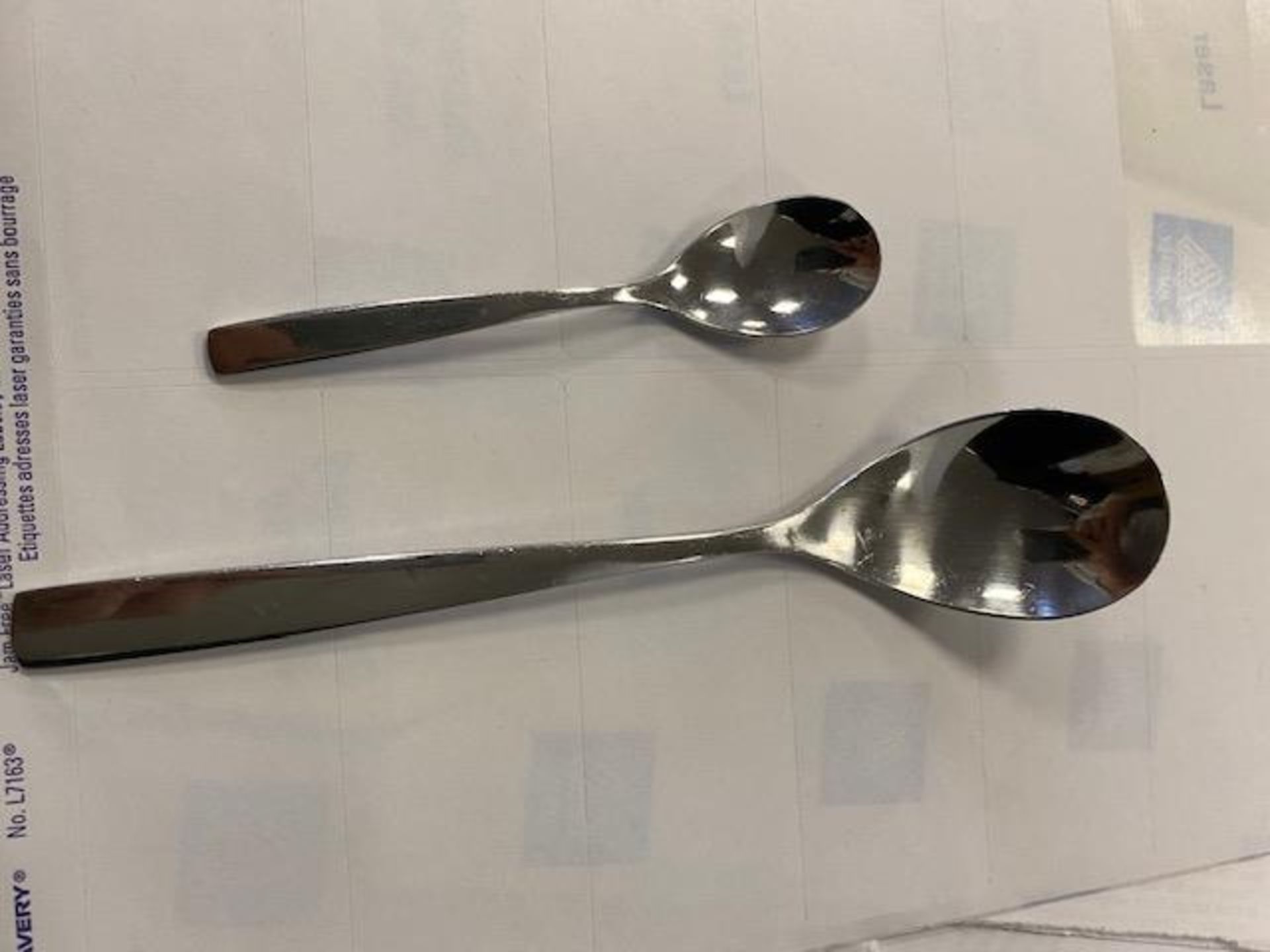 Lot 17. Dessert Spoon and Small Tea Spoon - Image 2 of 2