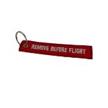 'Remove Before Flight' Tag Keyring