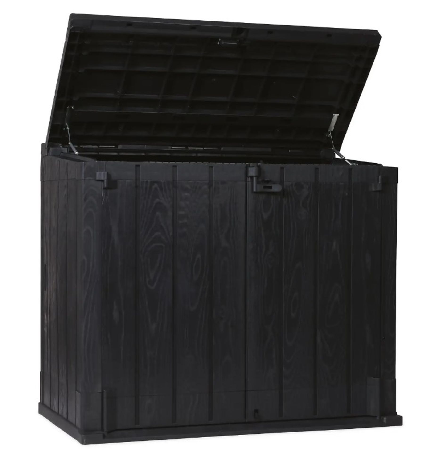 (50/Mez/P) RRP £165. Toomax Stora Way Plus XL 1270L Garden Storage Box Anthracite. (W145x D85x H1... - Image 5 of 10