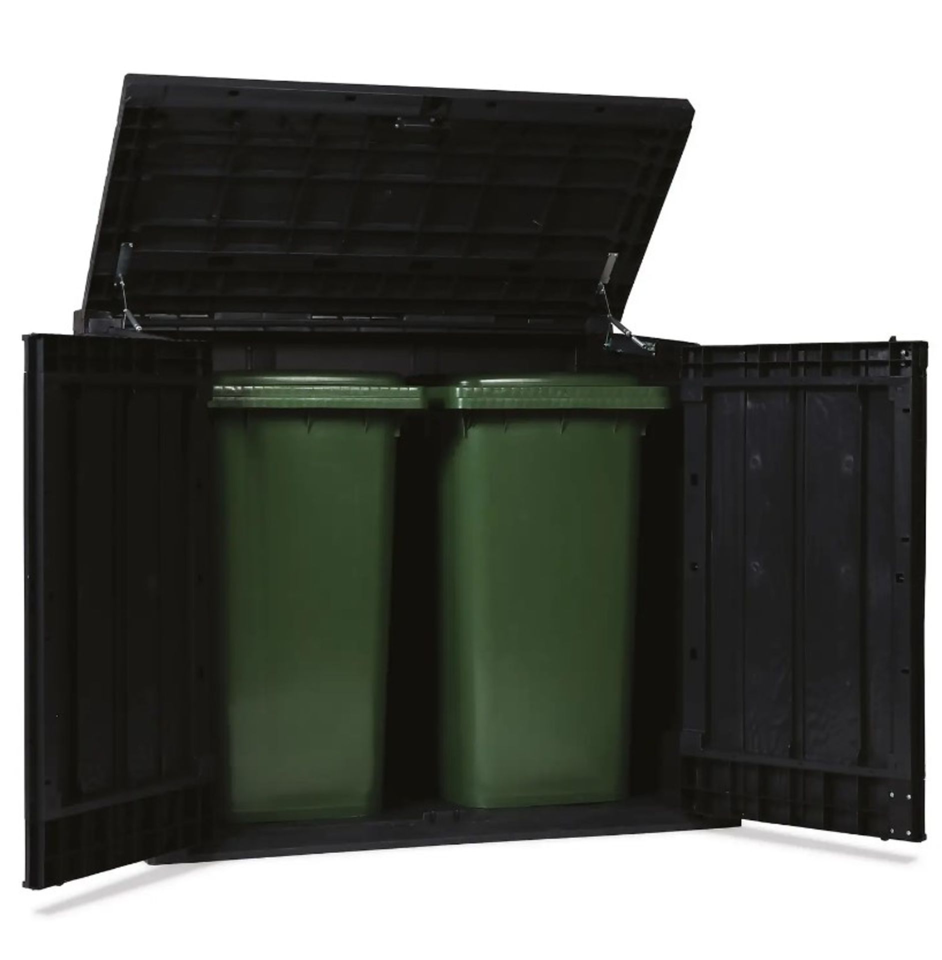 (50/Mez/P) RRP £165. Toomax Stora Way Plus XL 1270L Garden Storage Box Anthracite. (W145x D85x H1... - Image 3 of 10