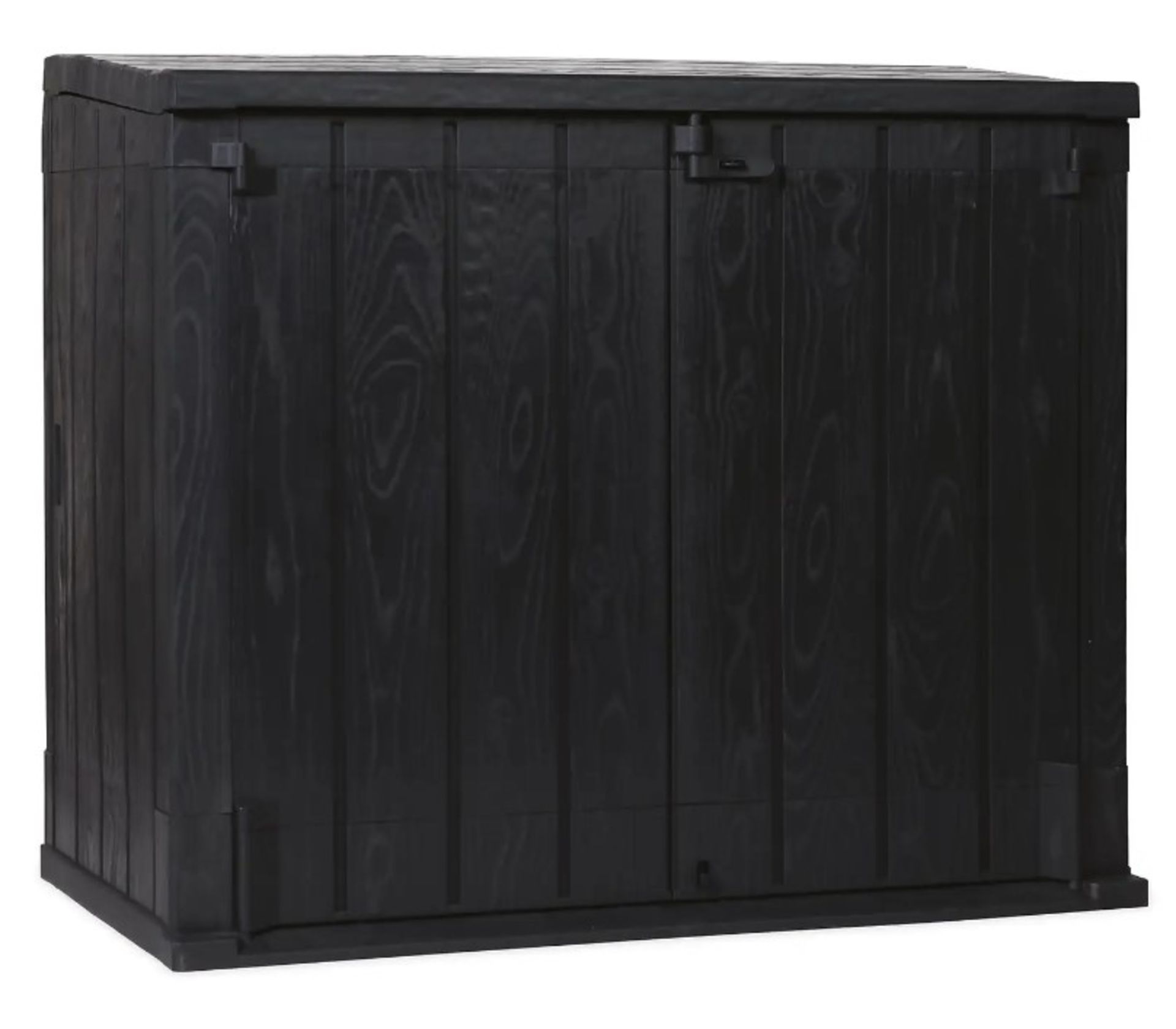 (51/Mez/P) RRP £165. Toomax Stora Way Plus XL 1270L Garden Storage Box Anthracite. (W145x D85x H1...