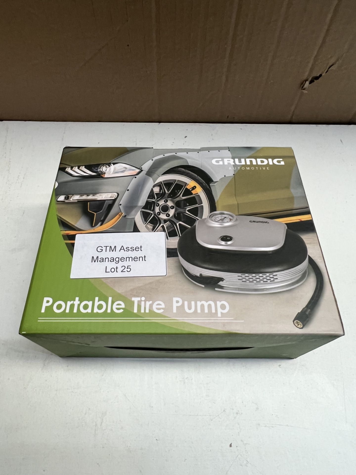 Grundig Portable Tire Pump. RRP £20 - GRADE U