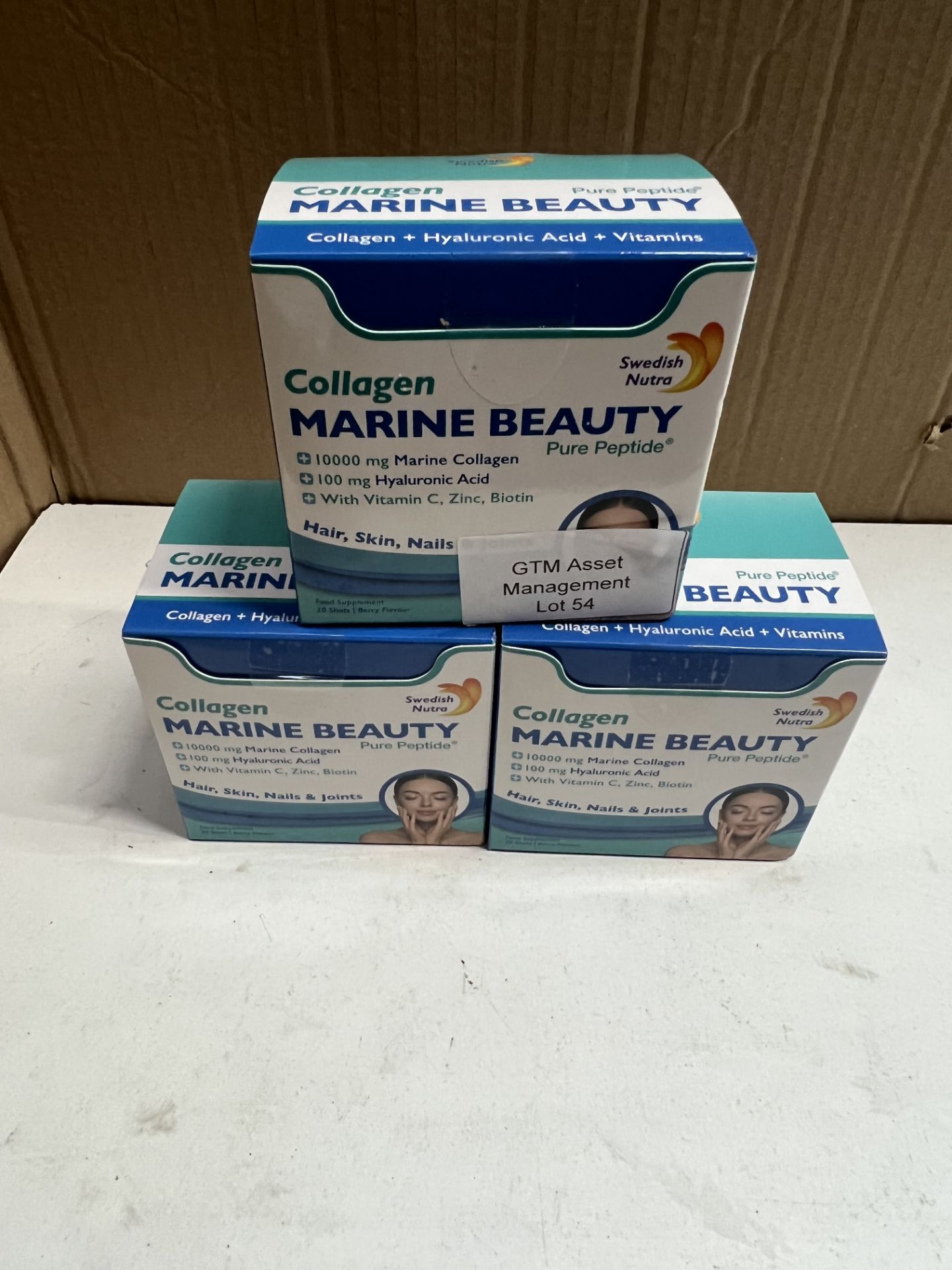 3 X Swedish Nutra Collagen Marine Beauty. RRP £66 - GRADE A