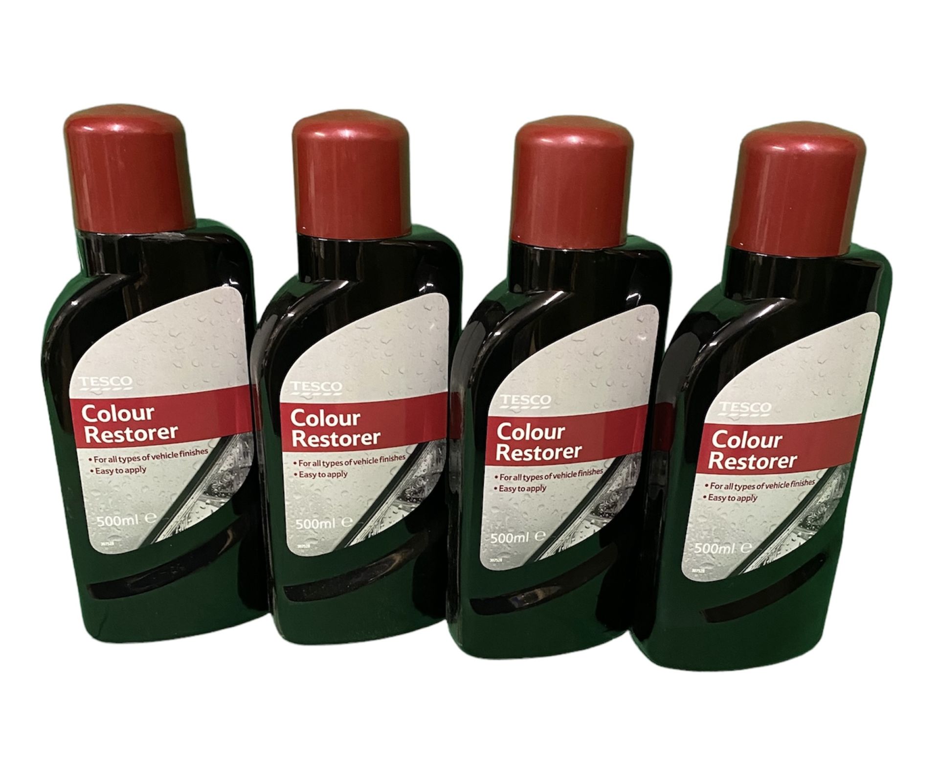 4 x 500ml bottles of Tesco/CarPlan Colour Restorer