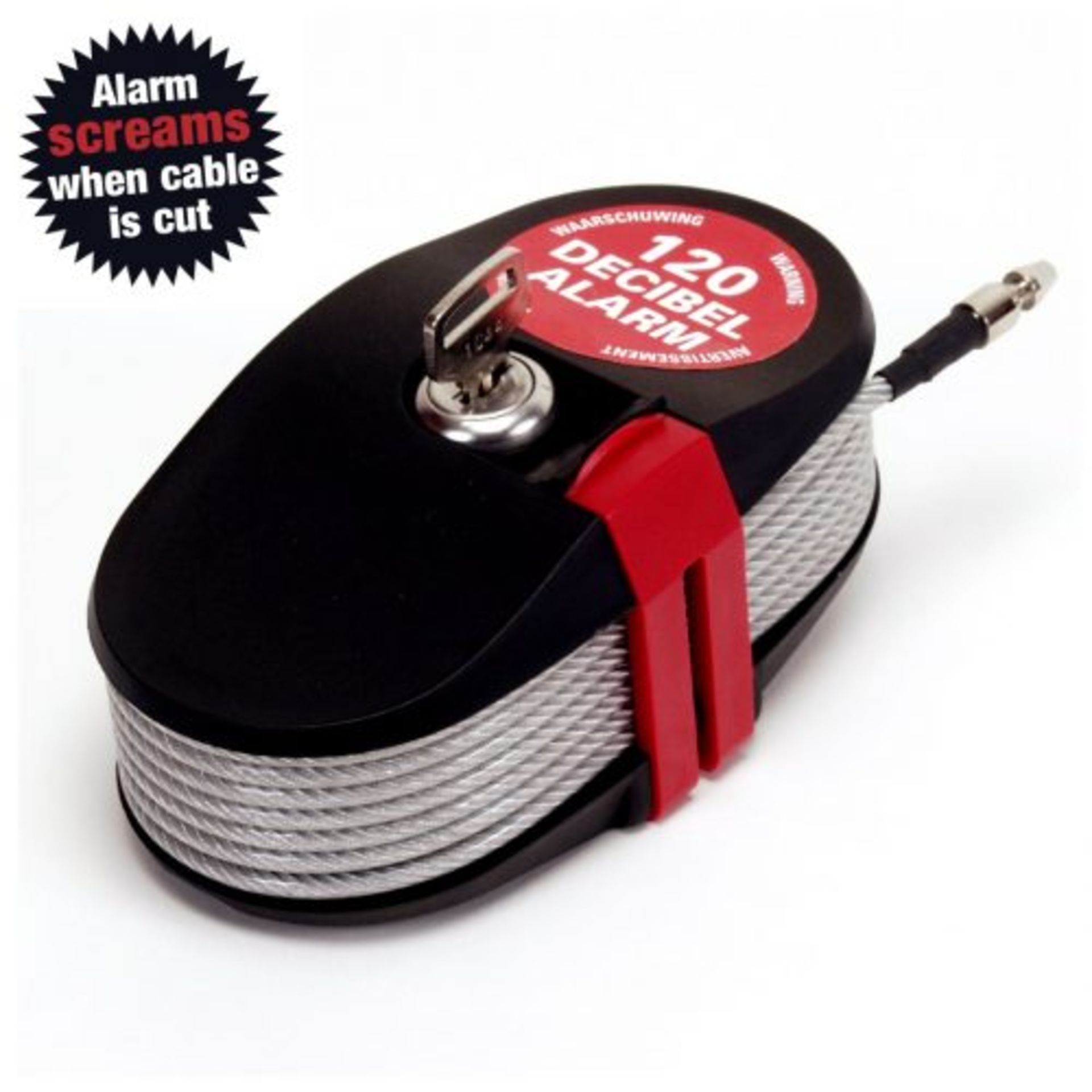 Cable Lock Alarm 2.4m (8ft) RRP 73.16