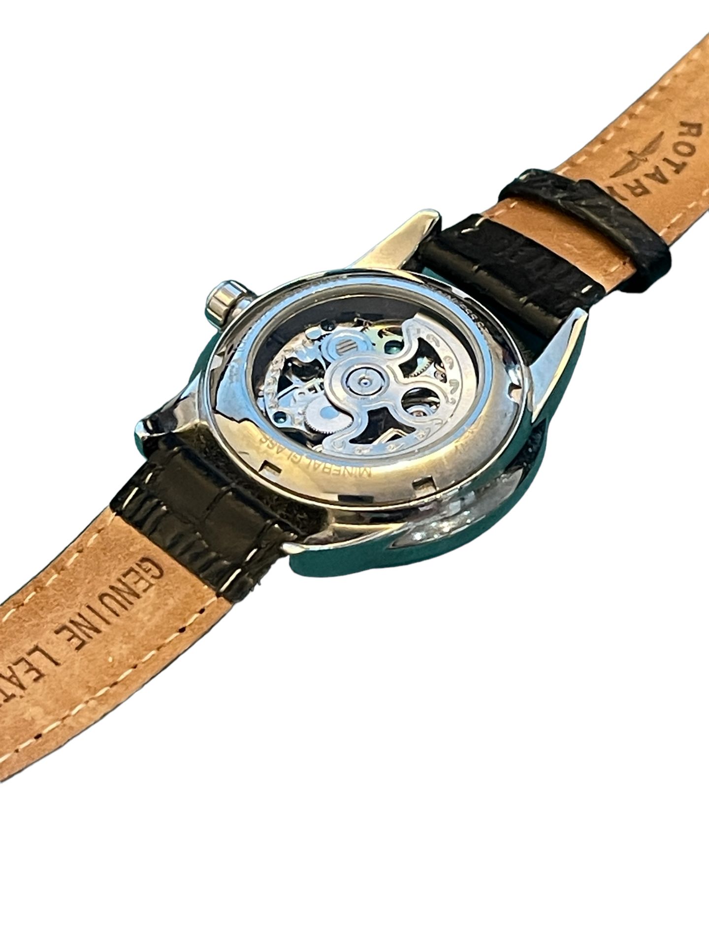 Men’s Rotary Automatic Skeleton Watch - Image 2 of 5