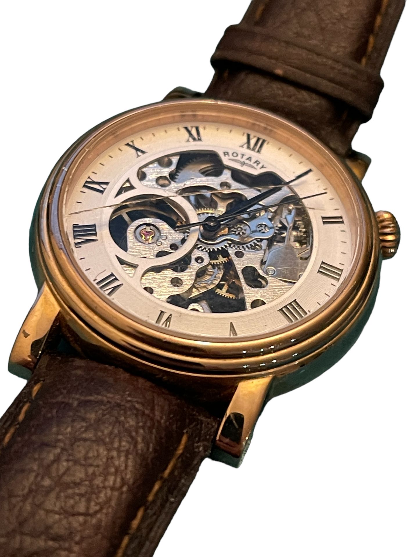 Rotary Skeleton Men’s Watch, RRP £299