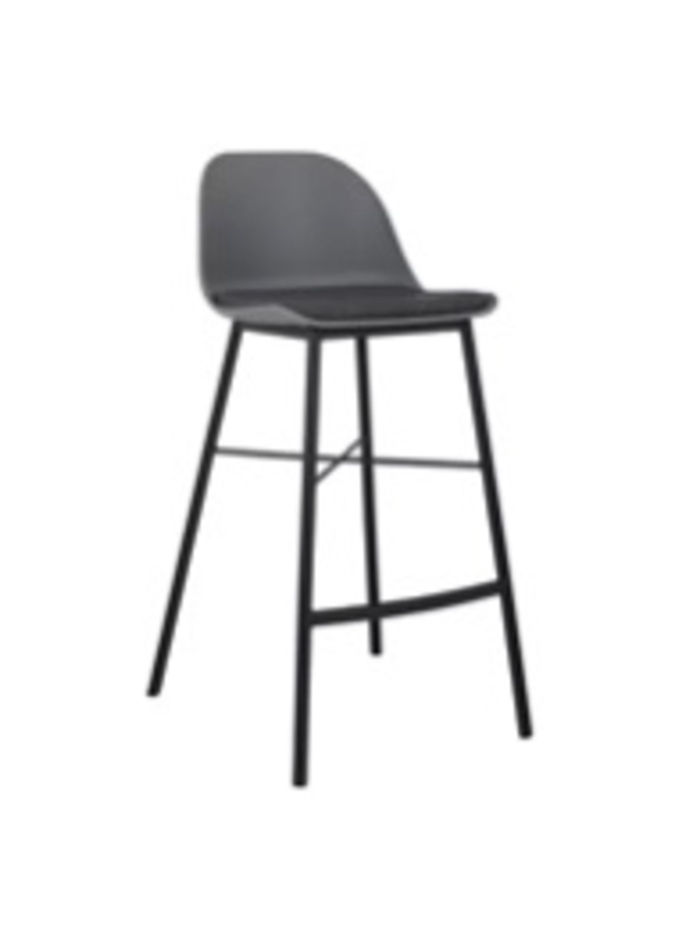 John Lewis ANYDAY Whistler Bar Stool, Grey RRP £119