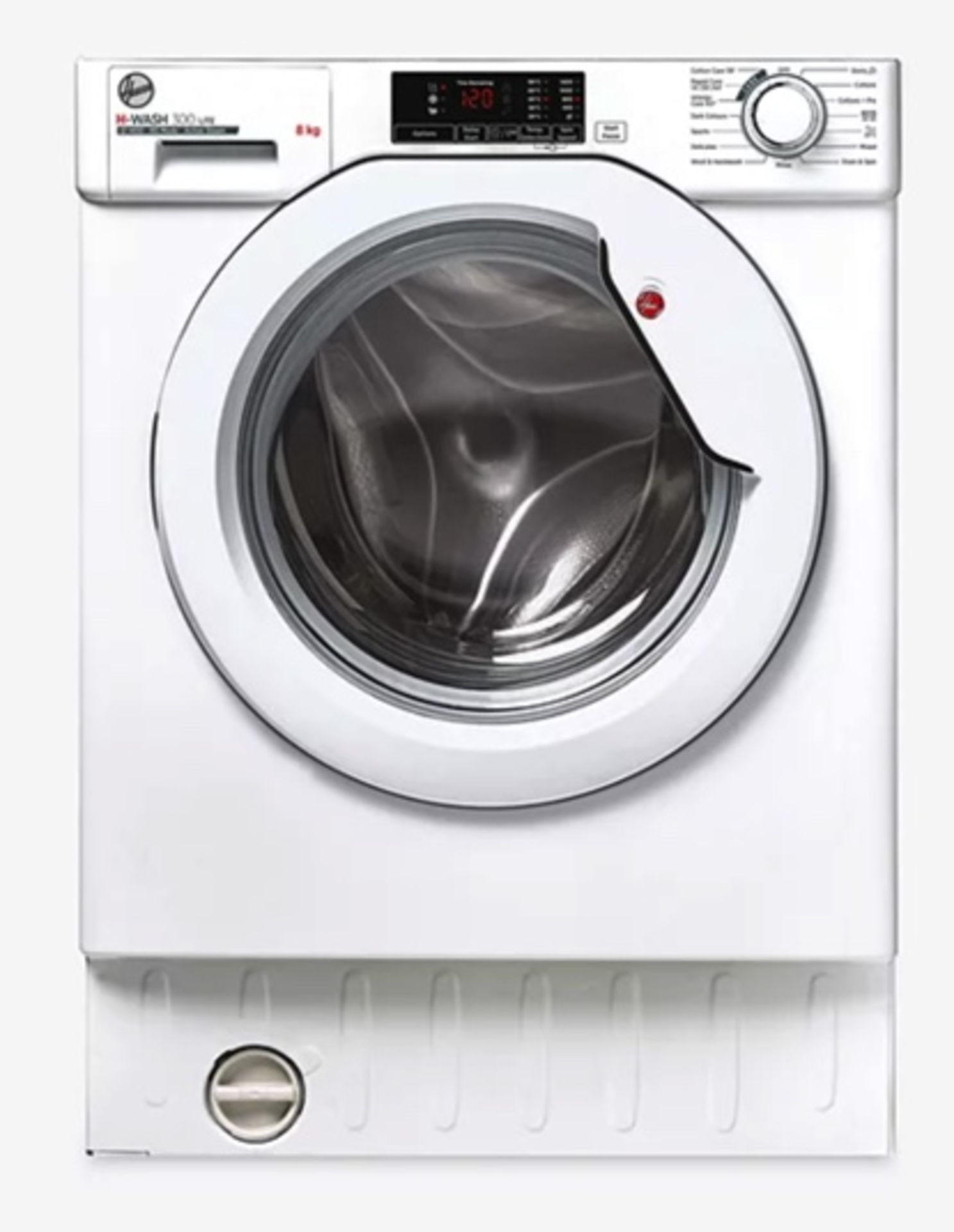 Hoover H-Wash 300 HBWS 48D1E-80 Integrated Washing Machine, 8kg Load, 1400rpm Spin RRP £469