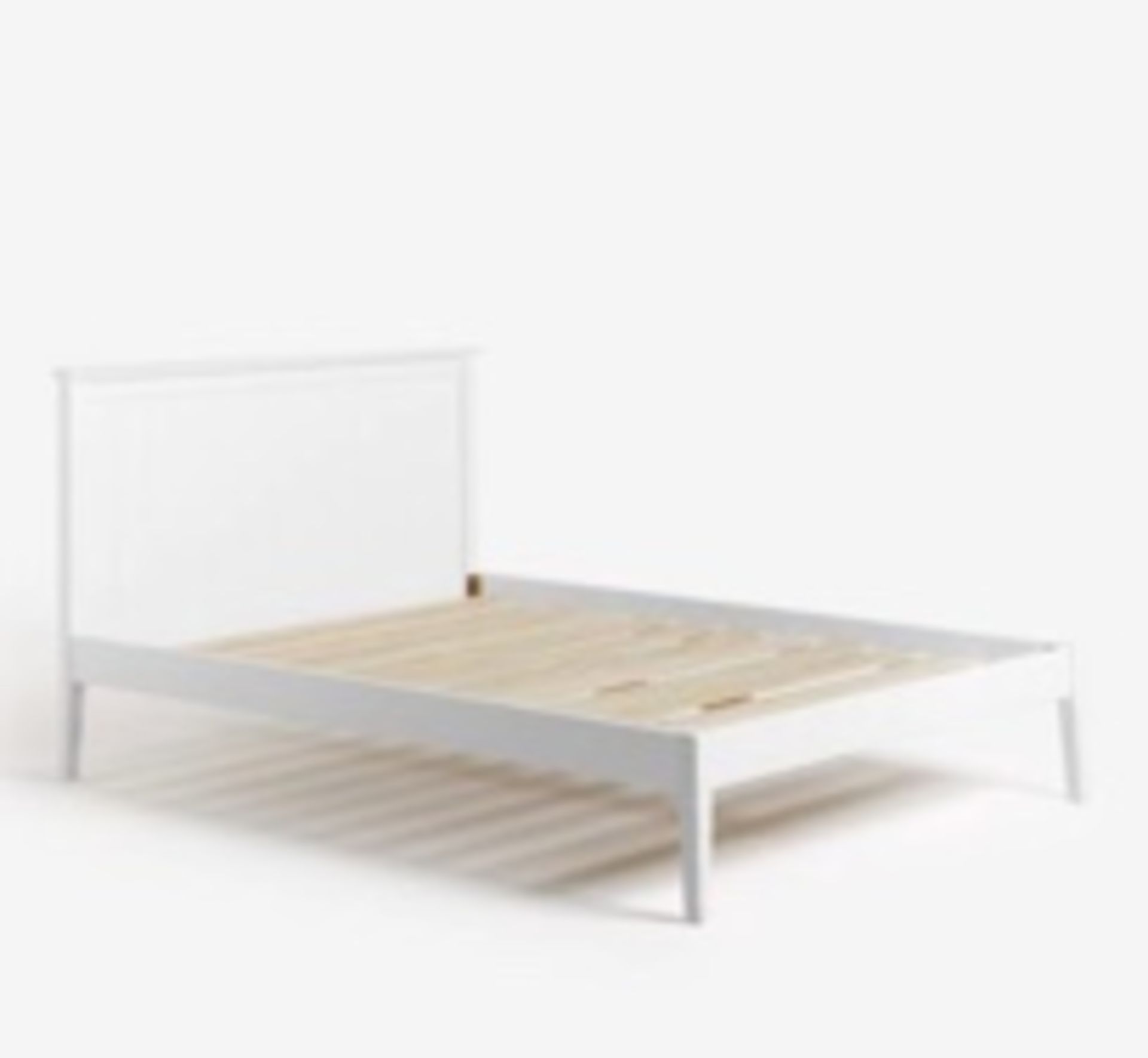 John Lewis ANYDAY Albany Bed Frame, Double, White RRP £349