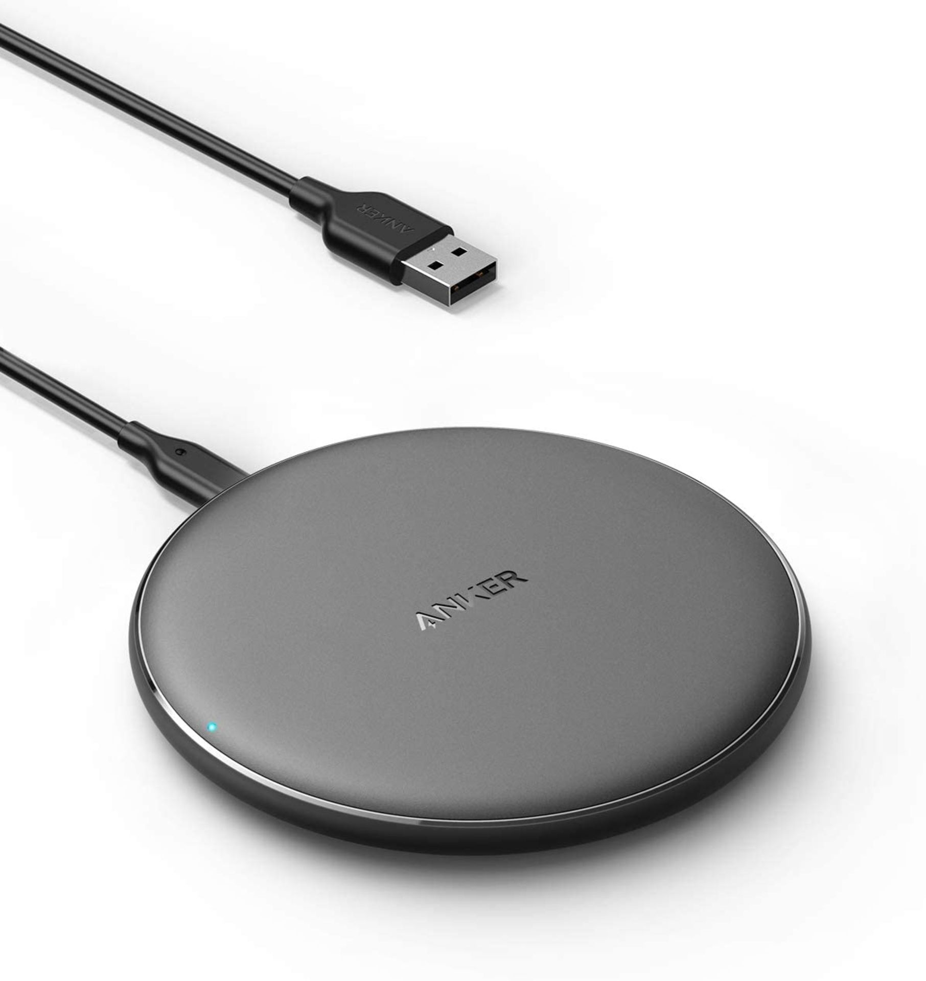 Anker Wireless Charger, PowerWave Pad for iPhone and Samsung. RRP £19.99 - GRADE U