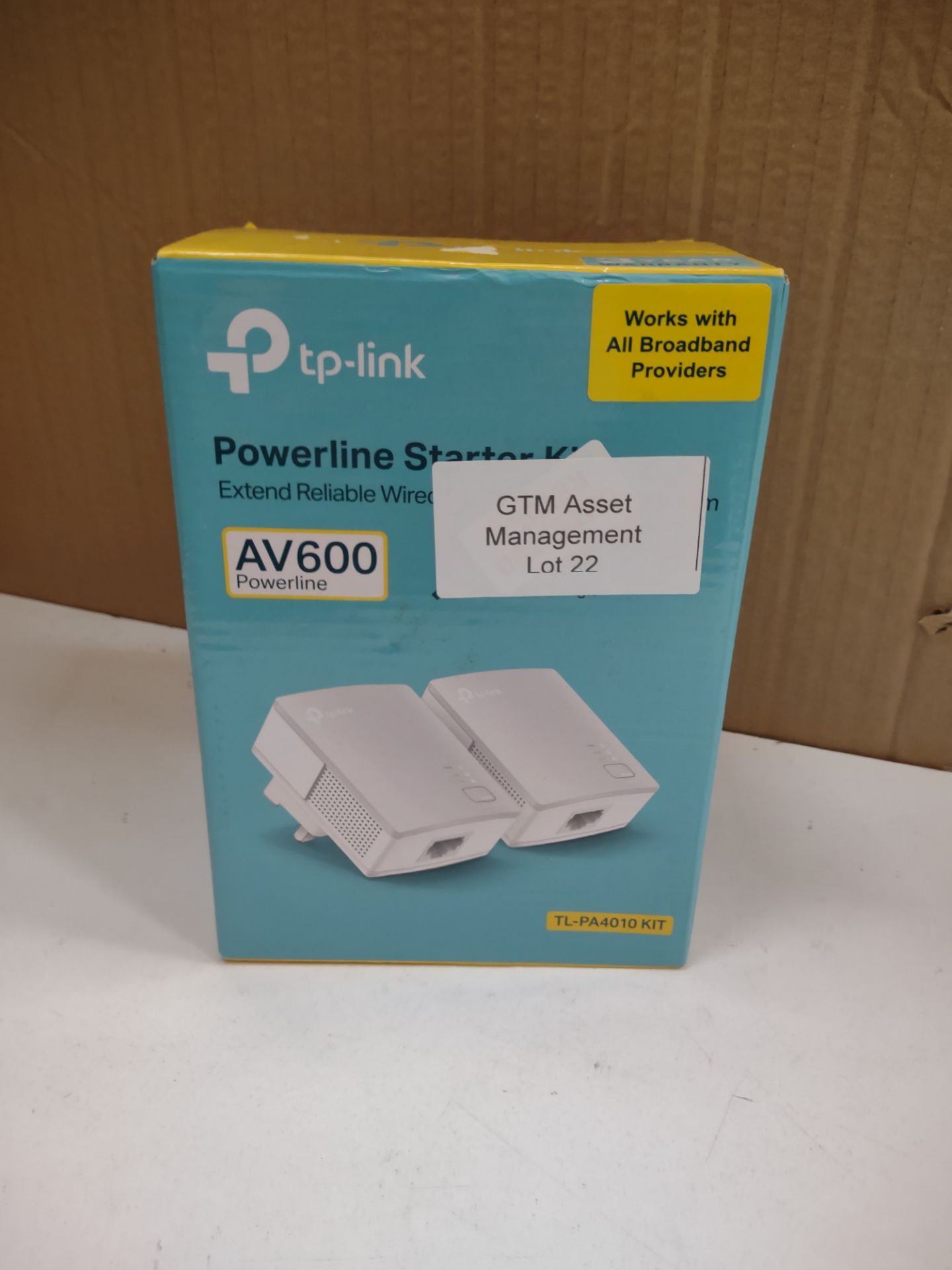 TP-Link TL-PA4010KIT Nano AV600 Powerline Adapter Starter Kit. RRP £34.99 - GRADE U - Image 2 of 2