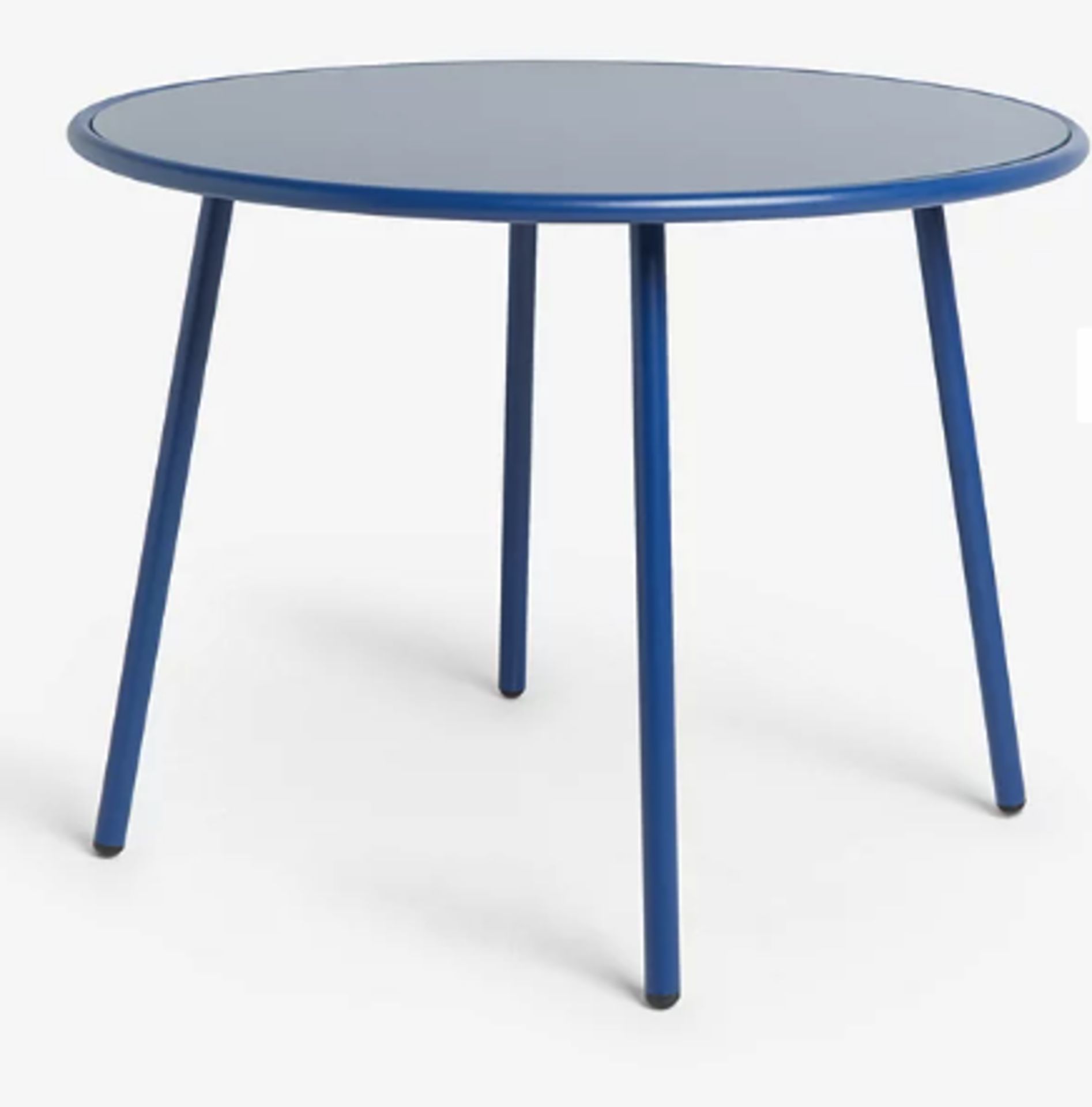 Item Description - John Lewis ANYDAY Brights 4-Seater Metal Round Garden Dining Table - Stock...