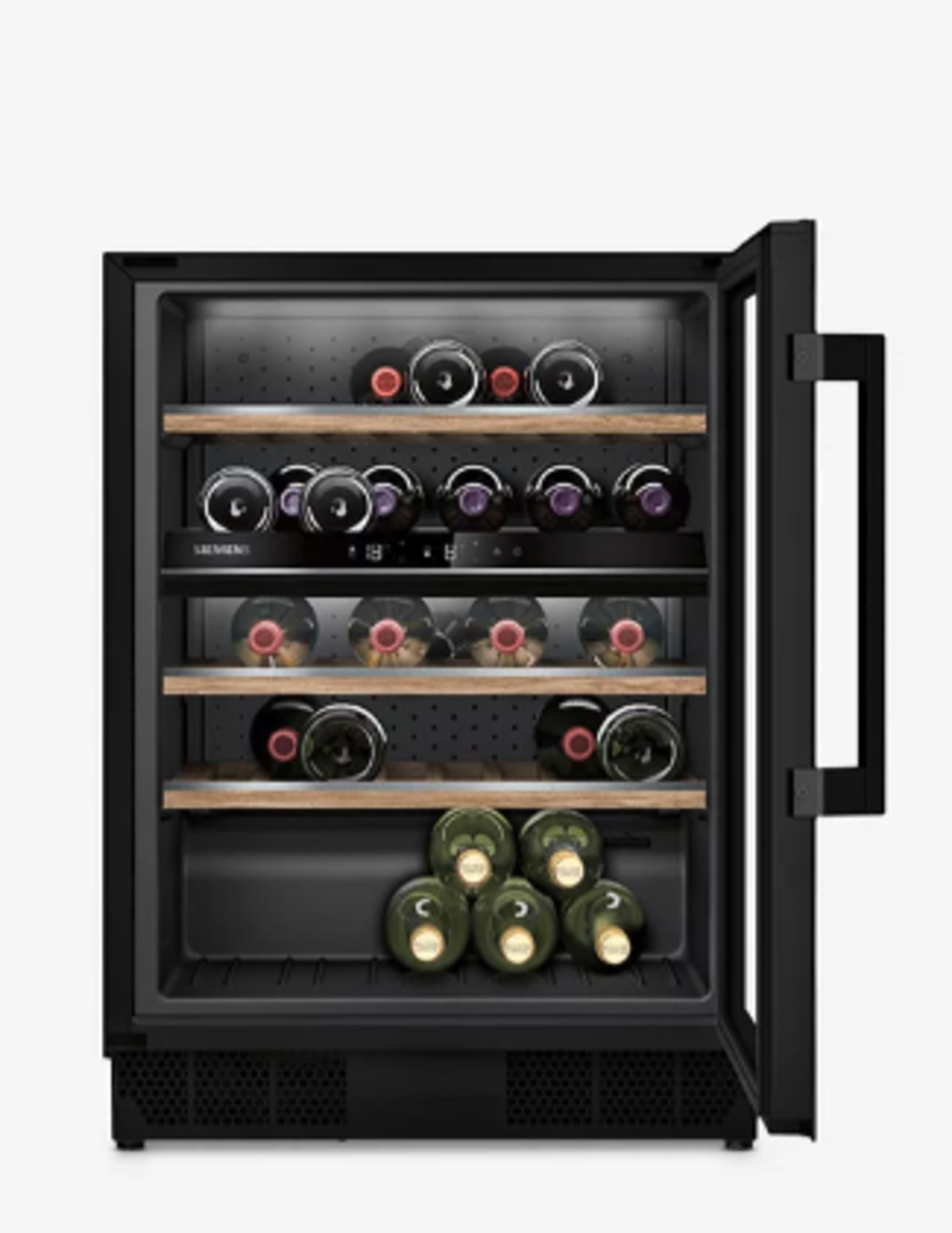 Item Description - Siemens iQ500 KU21WAHG0G Integrated 44-Bottle Wine Cooler - Stock Number...