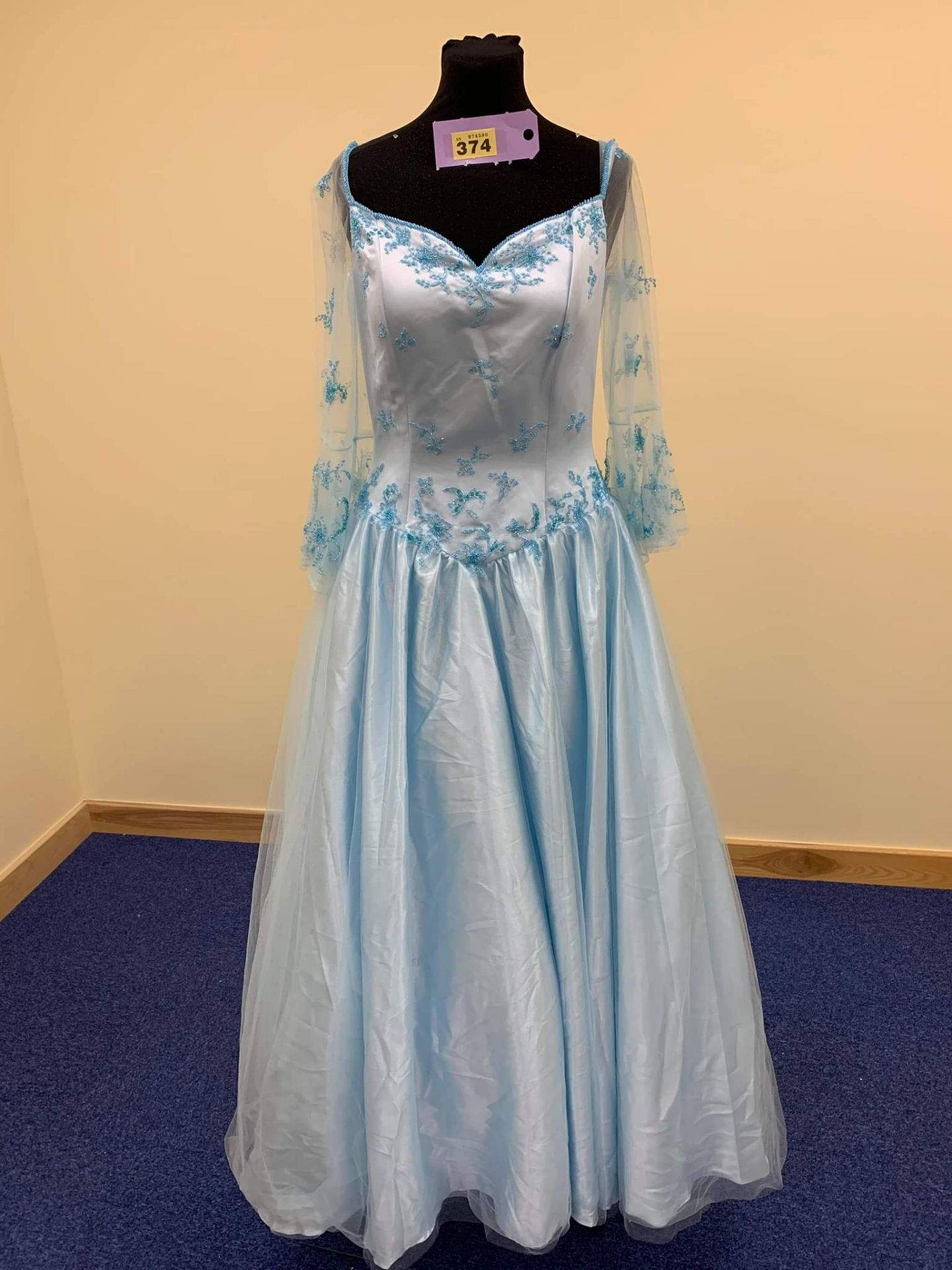 Light Blue Milano Formals Prom Dress Size 6