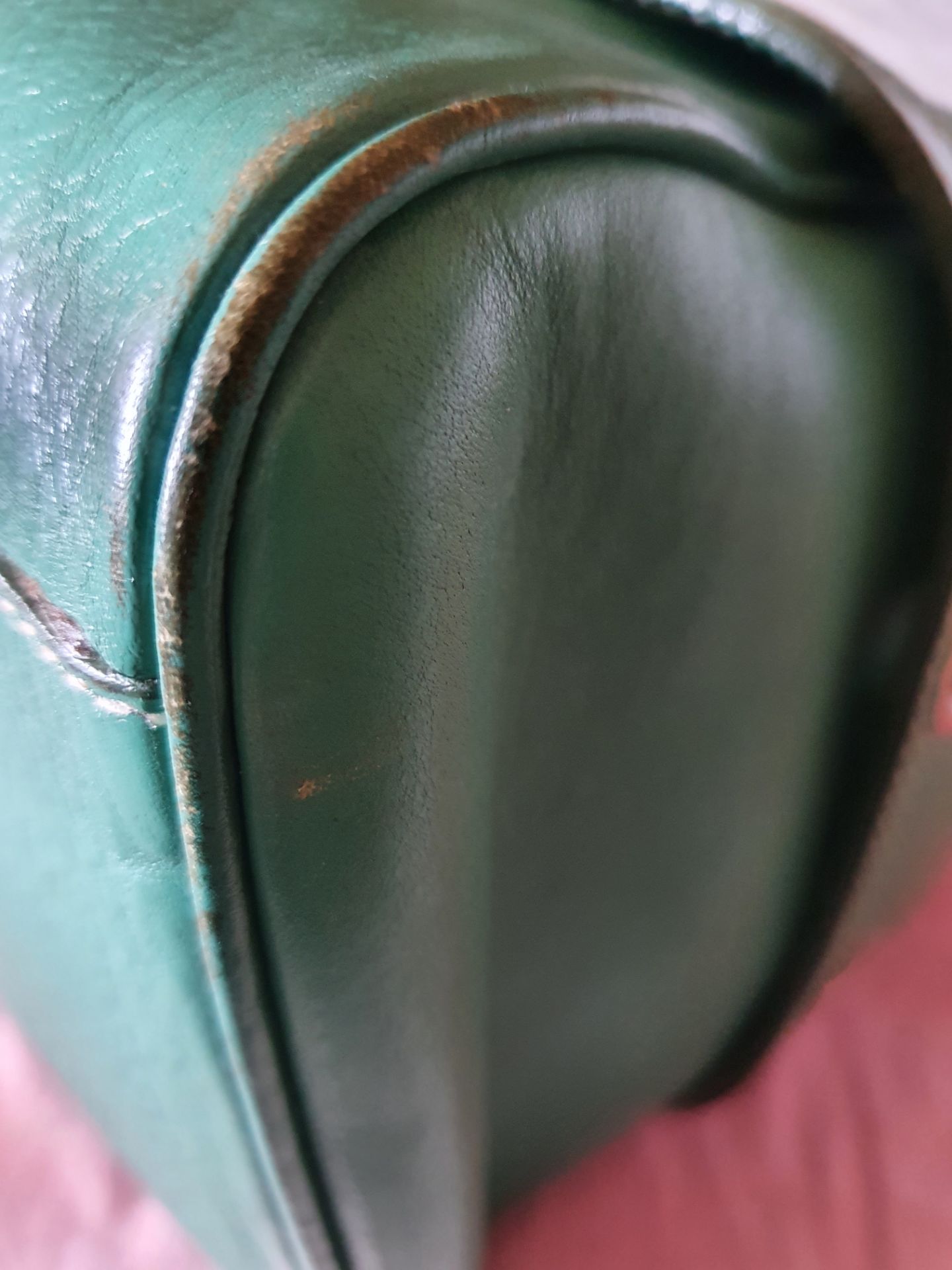 Luella Bartley Vintage 'Giselle' Green Leather Bag - Image 11 of 14