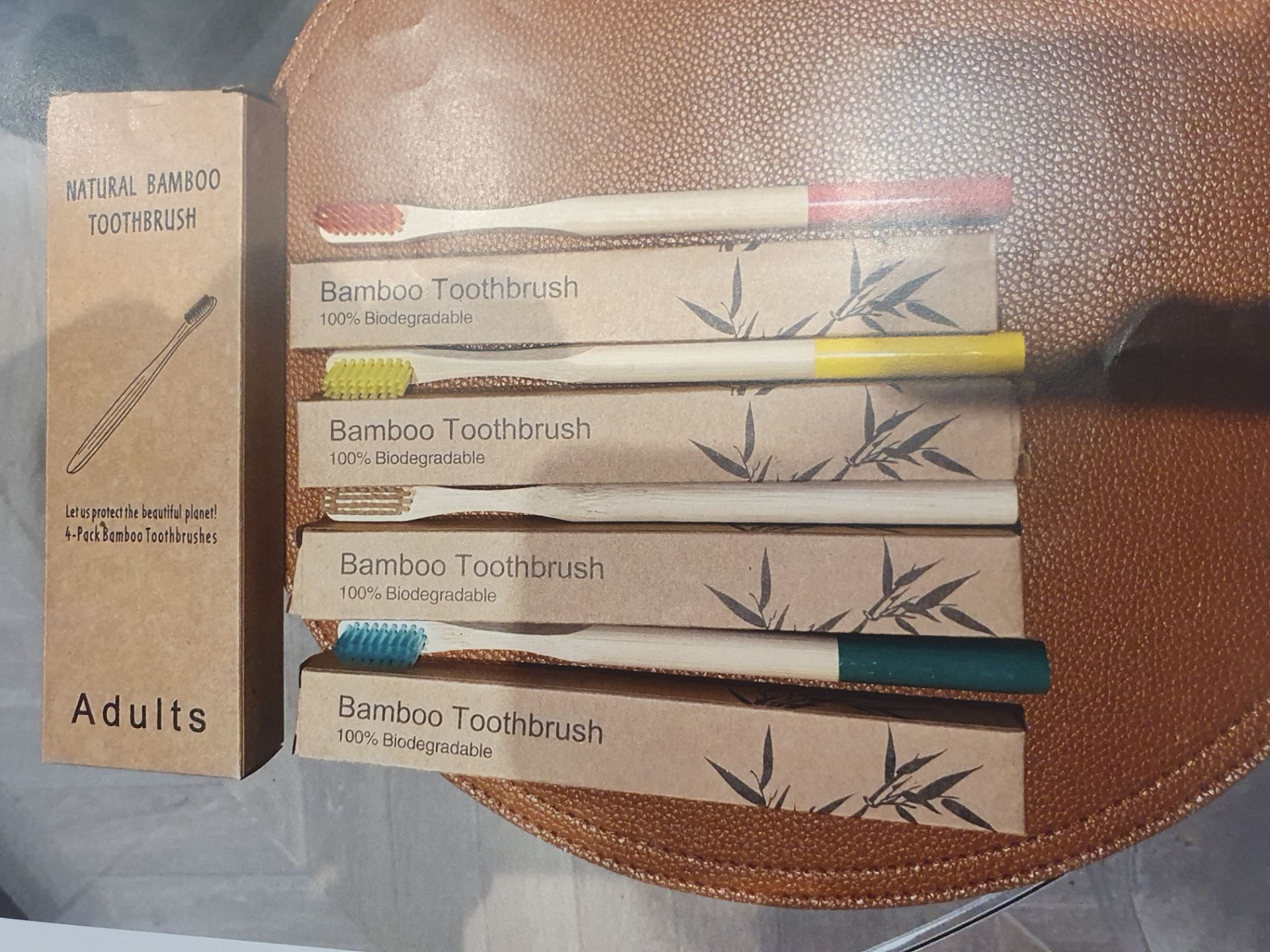 350 Bamboo Toothbrushes (4 in A Box)