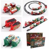 Children's Electric Toy Railway Train Set Racing Road Transportation Building Railway Toys