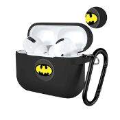 Batman Silicone Cover With Earbuds & Charging Case, Free Cleaning Tool