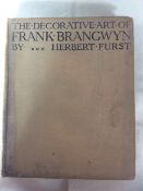 Antiquarian book the decretive of frank Brangwyn by Herbert furst 1st Edition