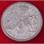 1997 Elizabeth & Philip £5 Piece