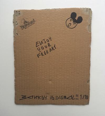 Six WSM Dismaland Bemusement Park Souvenirs including found Banksy ‘free art’ 2015 - Image 4 of 16