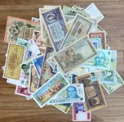 Over 100 Assorted World Banknotes