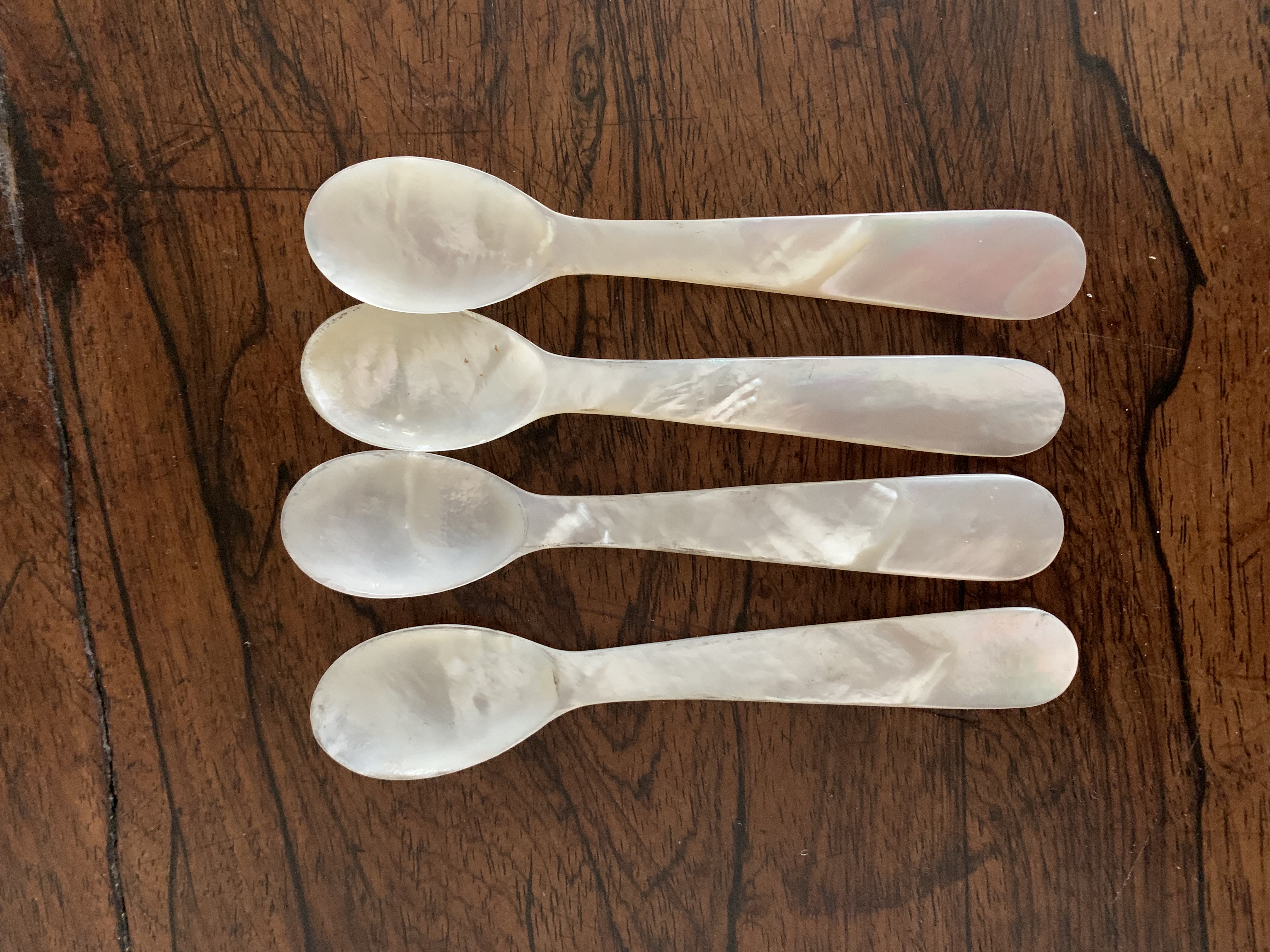 Vintage Mother of Pearl Caviar Spoons