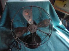 Vintage GEC Electric Desk Fan - 10"" 2 Speed - Working Condition