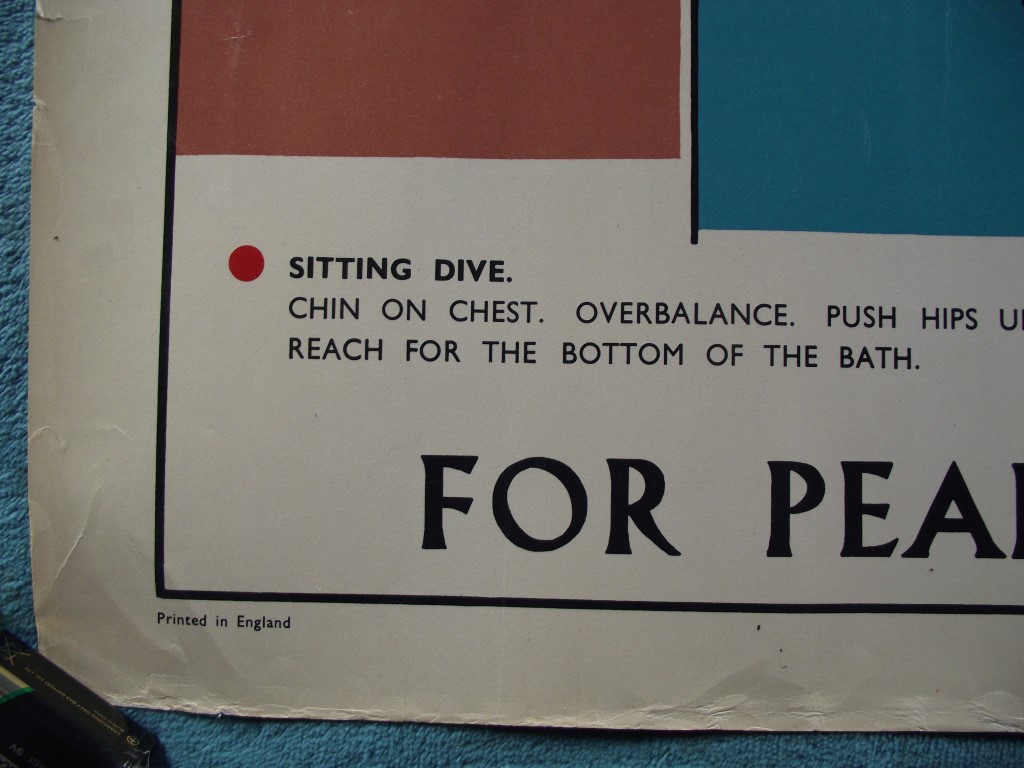 1950's Amateur Swimming Association advertising poster - publisher - Bovril Ltd. - Image 4 of 12
