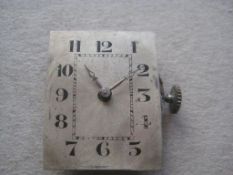 Vintage Silver Cased Men's Wristwatch