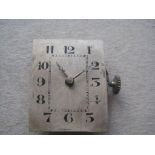 Vintage Silver Cased Men's Wristwatch