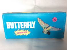 Vintage Tin Plate Butterfly Wind Up Toy