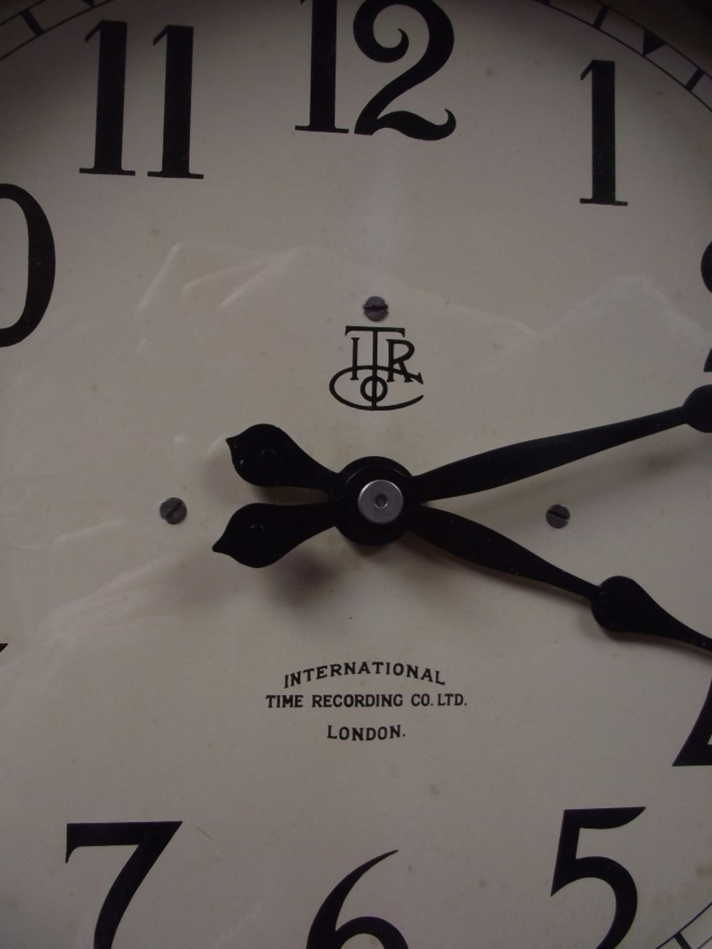 Vintage International Time Recording Co Ltd London - Factory Clock -1940'/1950's - Image 5 of 19