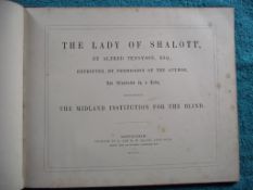 The Lady of Shalott by Alfred Tennyson - Illust. - Benefit of the Institution for the Blind - 185...