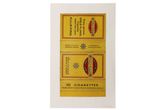 Peter Blake CBE RDI RA (British 1932-) 'Gold Flake' from 'Fag Packets Series' - Image 2 of 8