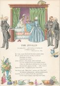 Vintage 66 Years Old Guinness Print ""The Invalid & The Groomsman""