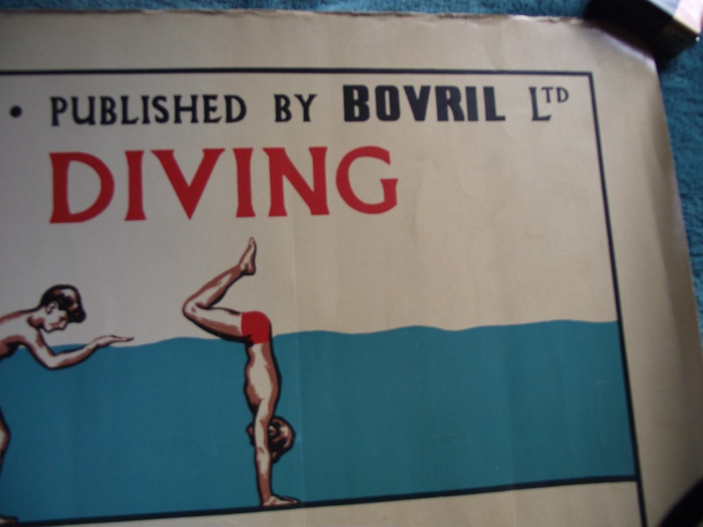 1950's Amateur Swimming Association advertising poster - publisher - Bovril Ltd. - Image 7 of 12