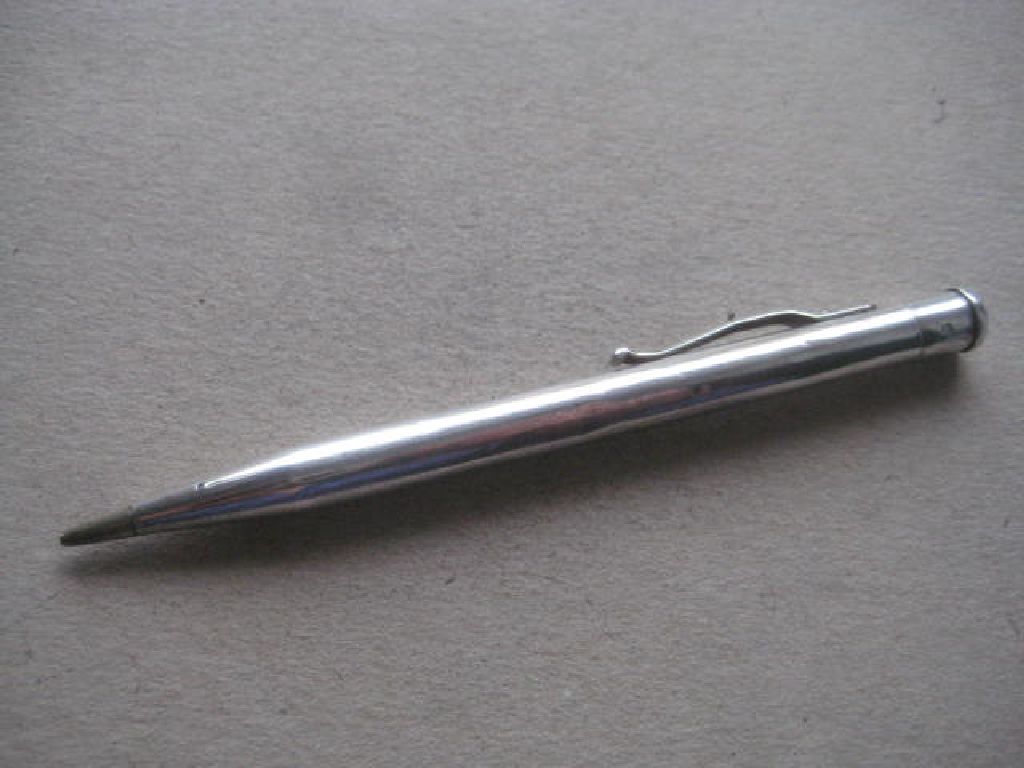 Vintage Silver Fyne Poynt Propelling Pencil