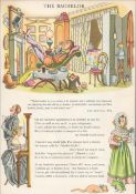 Vintage 66 Years Old Guinness Print ""The Bachelor & The Bed Chamber""