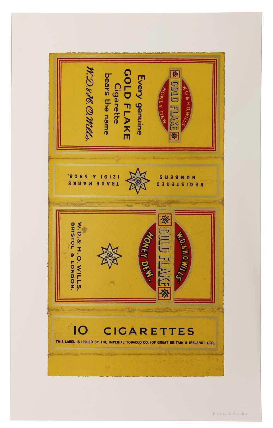 Peter Blake CBE RDI RA (British 1932-) 'Gold Flake' from 'Fag Packets Series' - Image 7 of 8