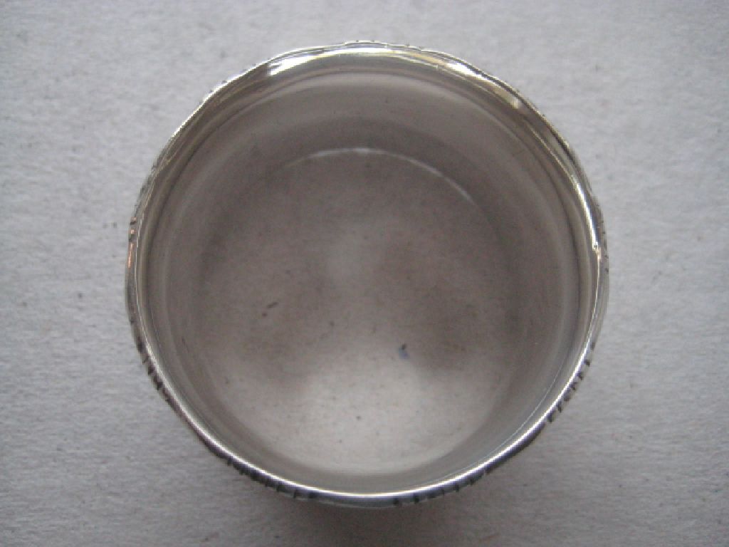 Antique Silver Circular Napkin Ring, Birmingham 1915 - Image 5 of 5