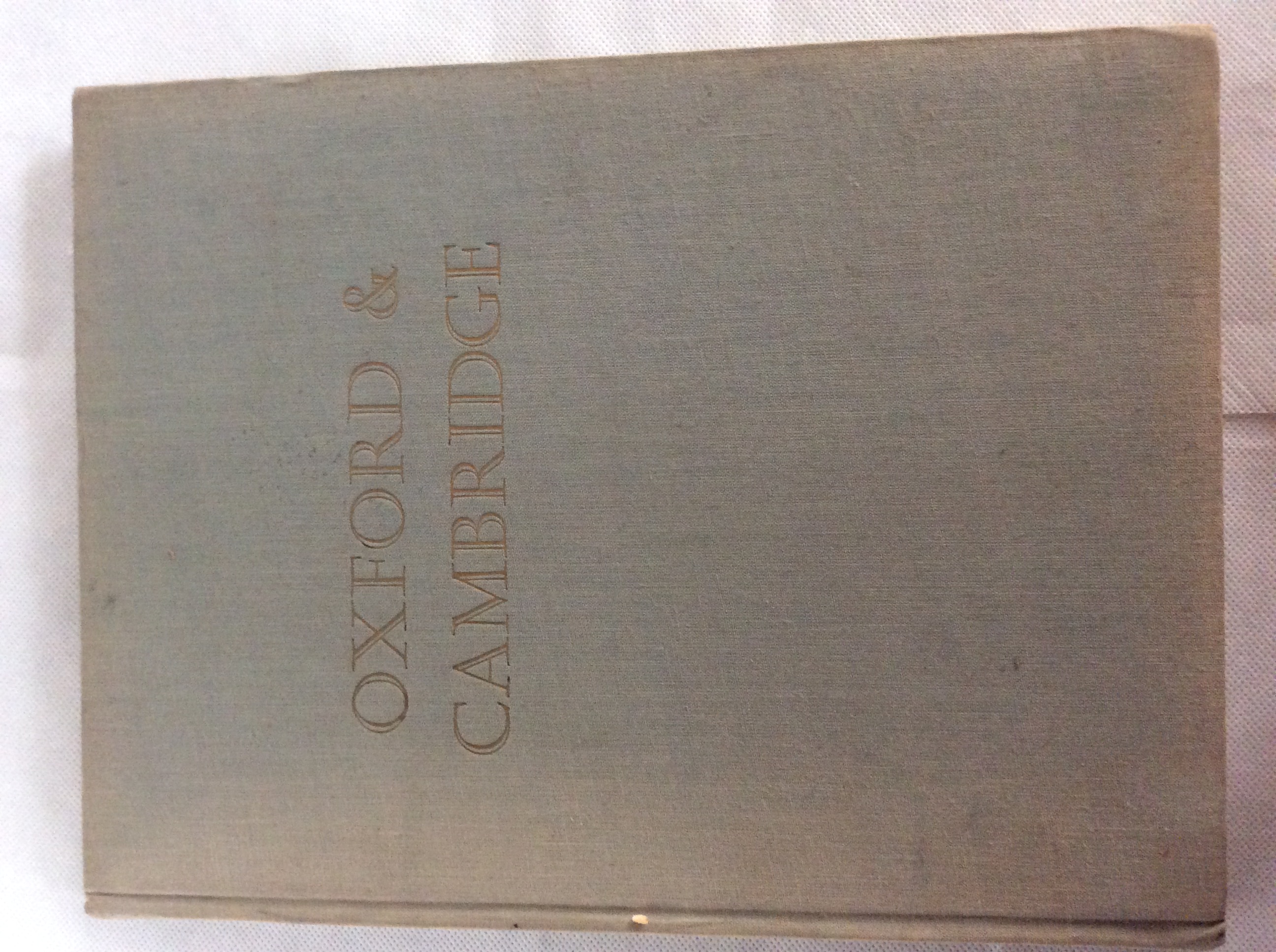 Antiquarian book Oxford & Cambridge 1961