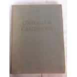 Antiquarian book Oxford & Cambridge 1961