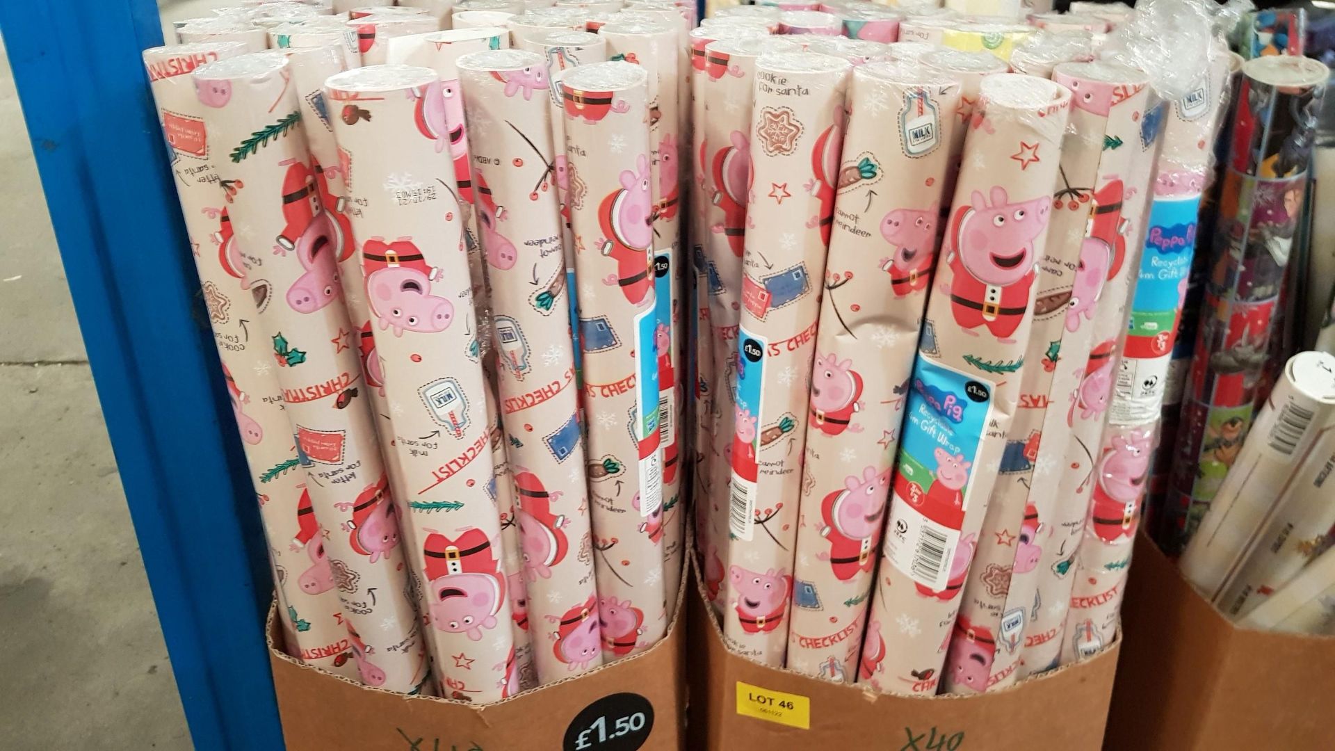 (46/1A) Lot RRP £120. Approx 80x Peppa Pig Christmas Gift Wrapping Paper RRP £1.50 Each. (Majorit... - Image 13 of 13