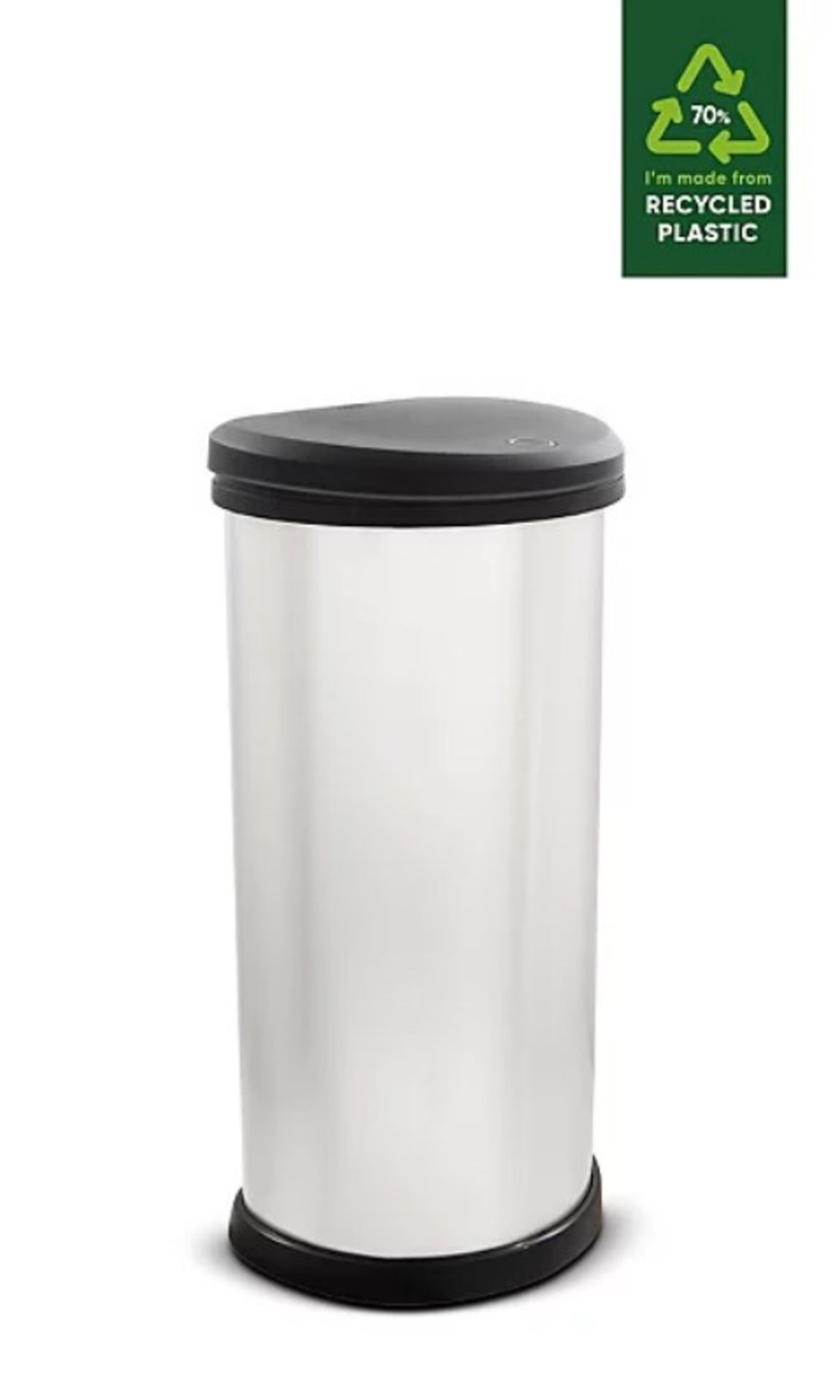 (28/2A) Lot RRP £63. 2x Items. 1x 30L Cylinder Pedal Bin White RRP £35. 1x Curver 40L Deco Bin St... - Image 2 of 14