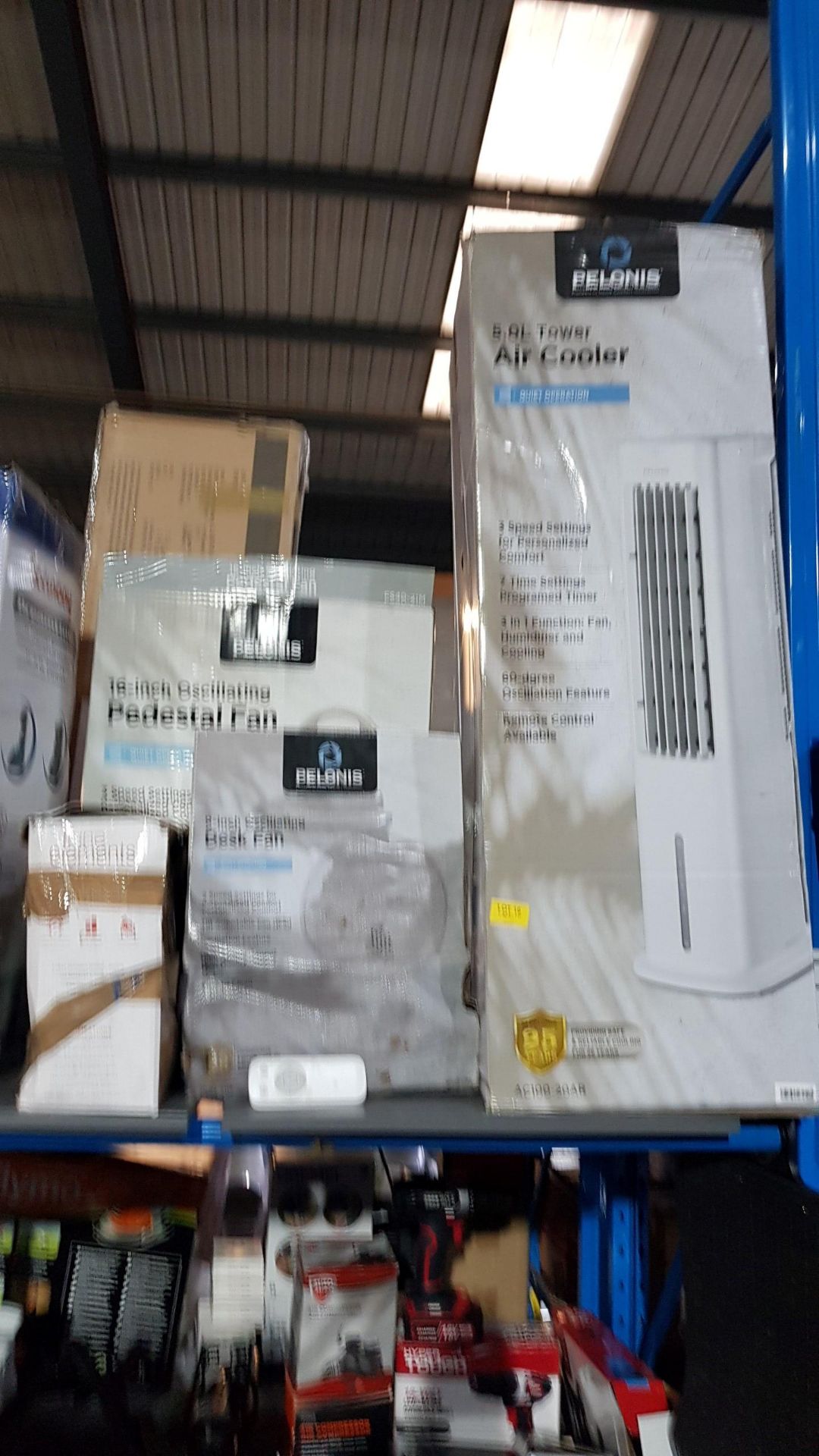 (16/1C) Lot RRP £94. 4x Items. 1x Pelonis 5 L Tower Air Cooler AC100-20AR RRP £40. 1x Pelonis 9 I... - Image 20 of 24