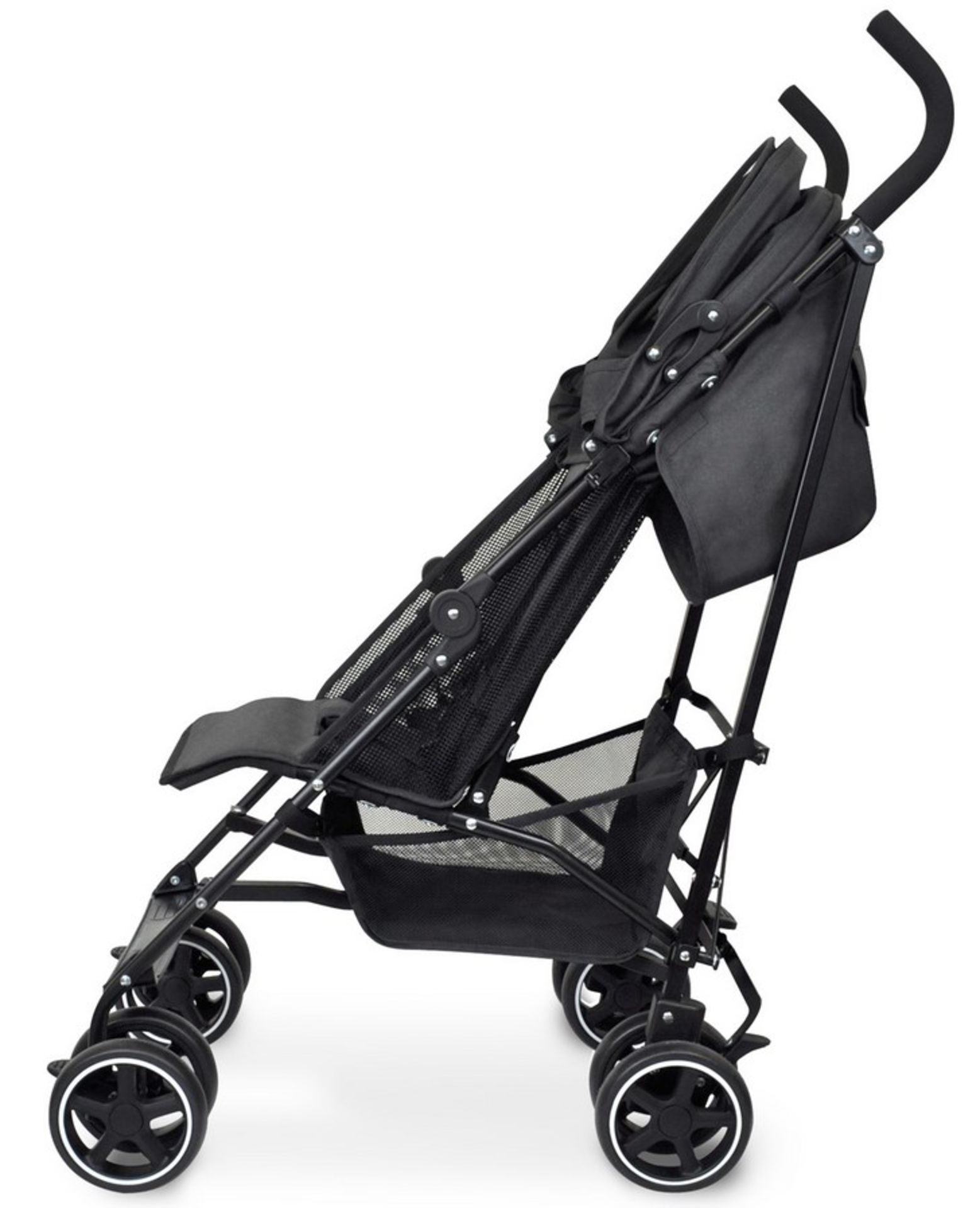 (39/2C) Lot RRP £120. 2x Harmony Odyssey Deluxe Pushchair Black RRP £60 Each. (1x Unit No Box & A... - Image 4 of 32